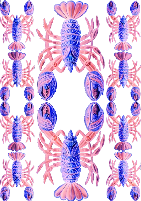 Lobster Party Blue A