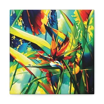 Birds Of Fire Canvas Wall Art