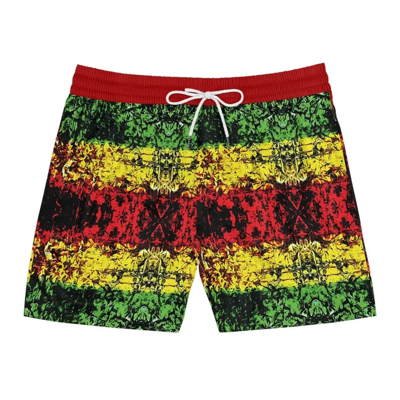 Reggae Stripe Men's Swimwear