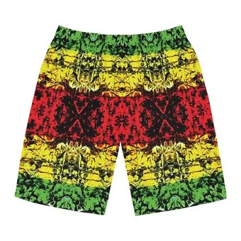 Reggae Stripe Board Shorts