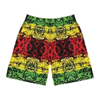Reggae Stripe Jogger Shorts