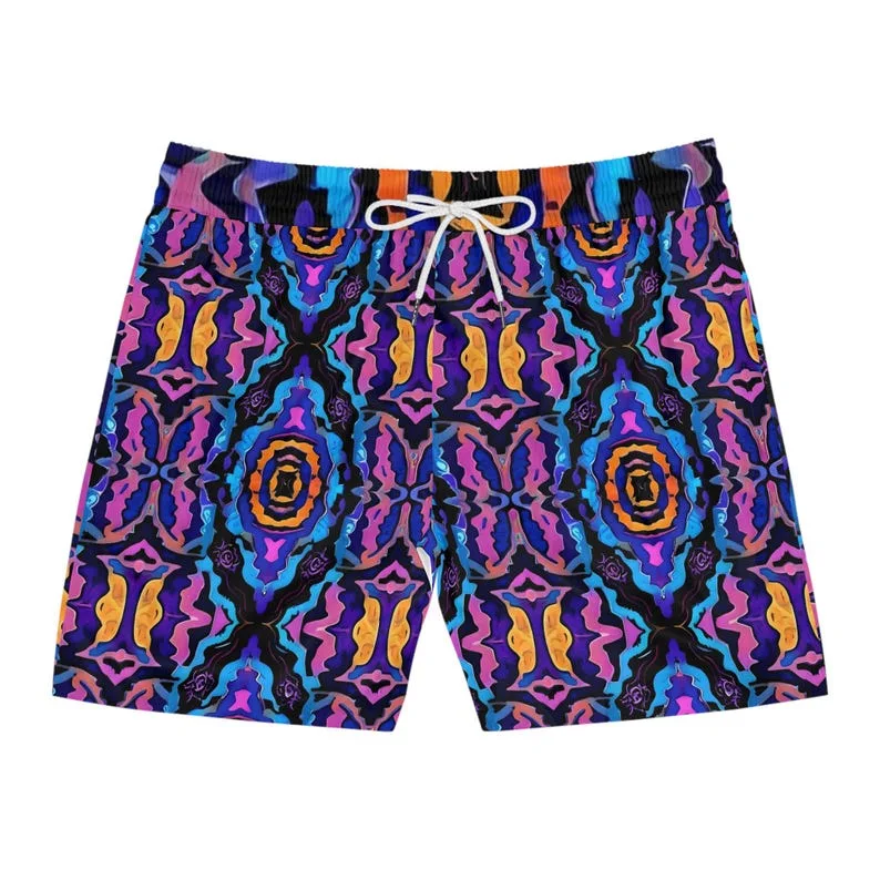 Purple H Men's Swimwear