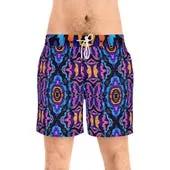 Purple H Men's Swimwear