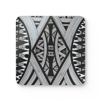 BW Tapa Corkwood Coaster Set