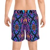 Purple H Men's Swimwear