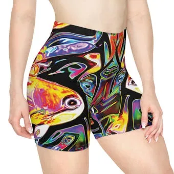Busy Day Women's Biker Shorts
