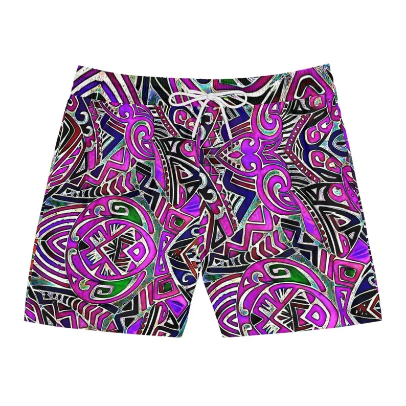 Purple Indo Men's Swimwear