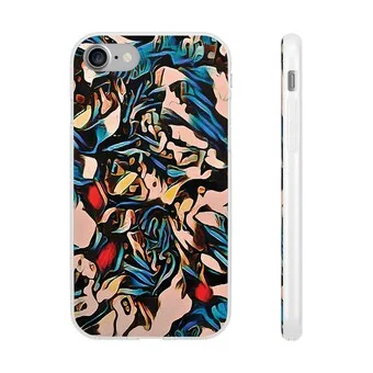 Black Rose iPhone Flexi Case
