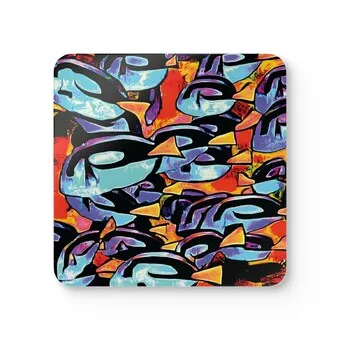 Tang Gang Corkwood Coaster Set