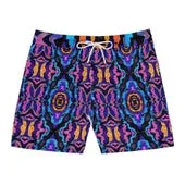 Purple H Men's Swimwear