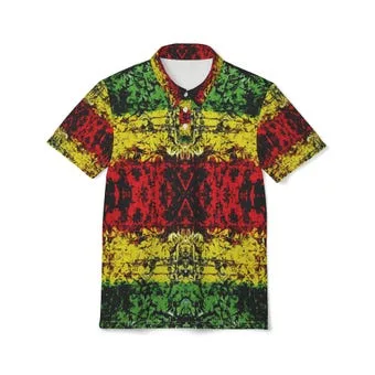 Reggae Stripe Polo Shirt