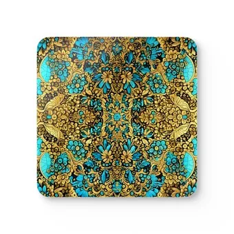 Summer Day Corkwood Coaster Set