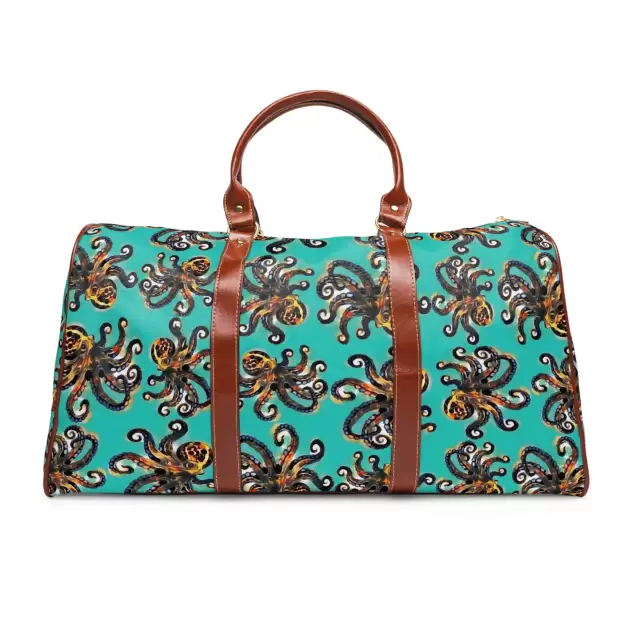 Octopus Party Waterproof Travel Bag