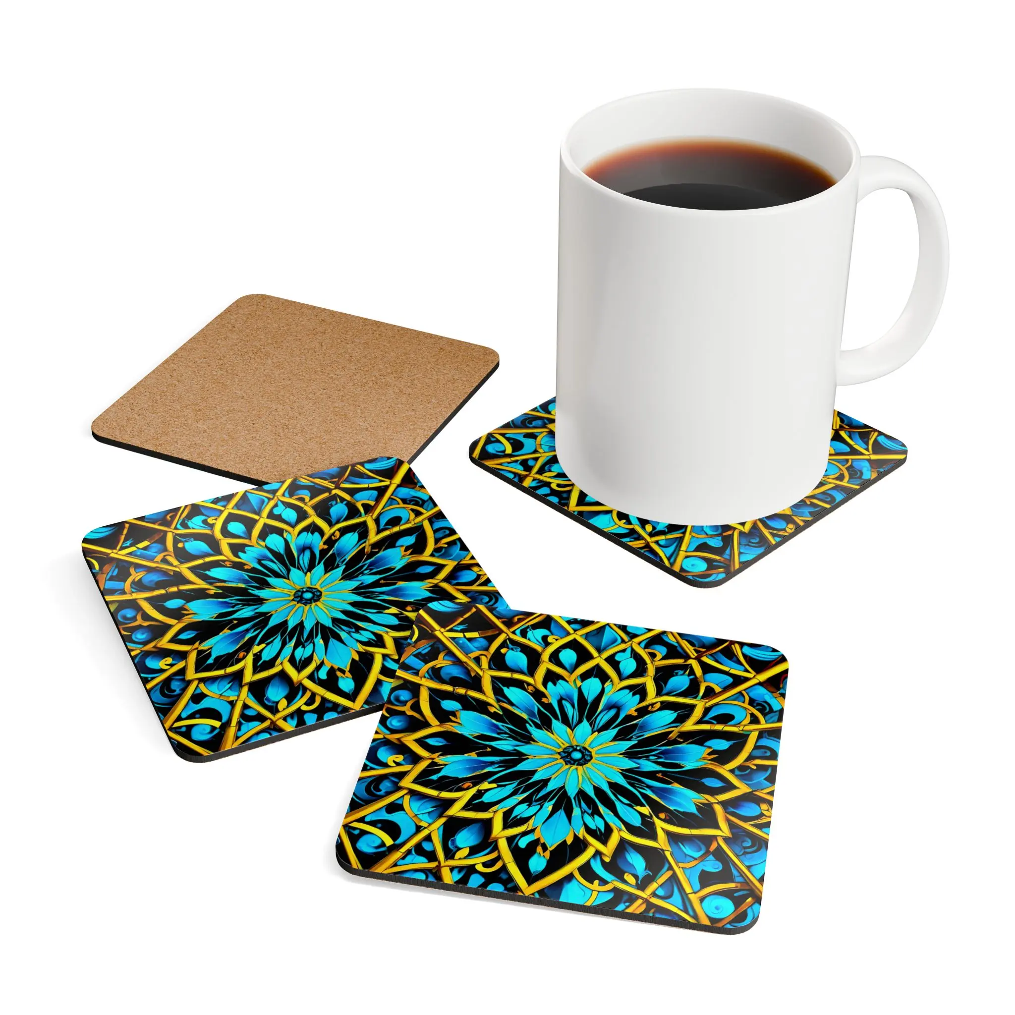 Corkwood Coaster Set - Image 4
