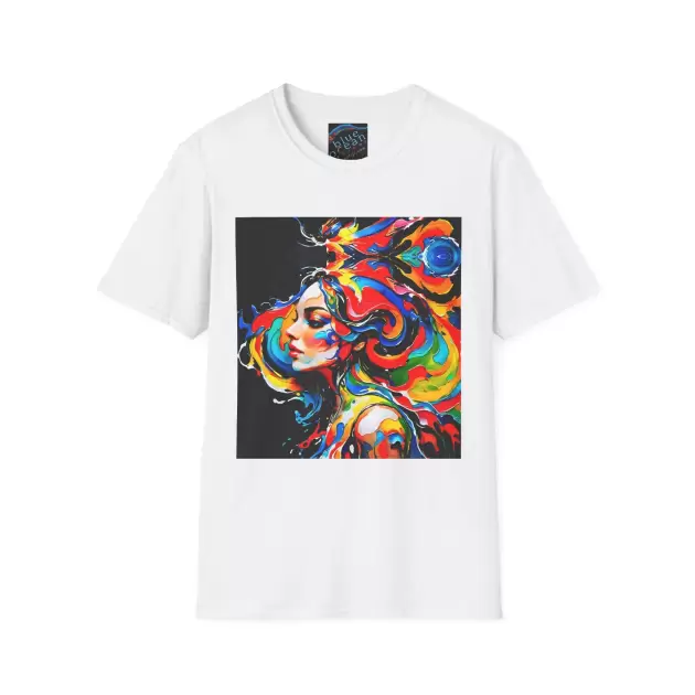 Lady with Paint - T-Shirt
