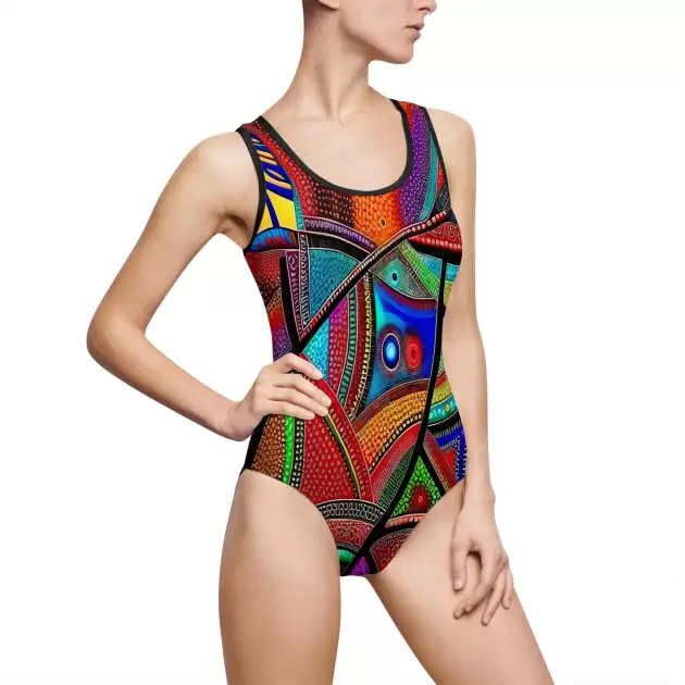 Fish Phone - Womens Swimwear