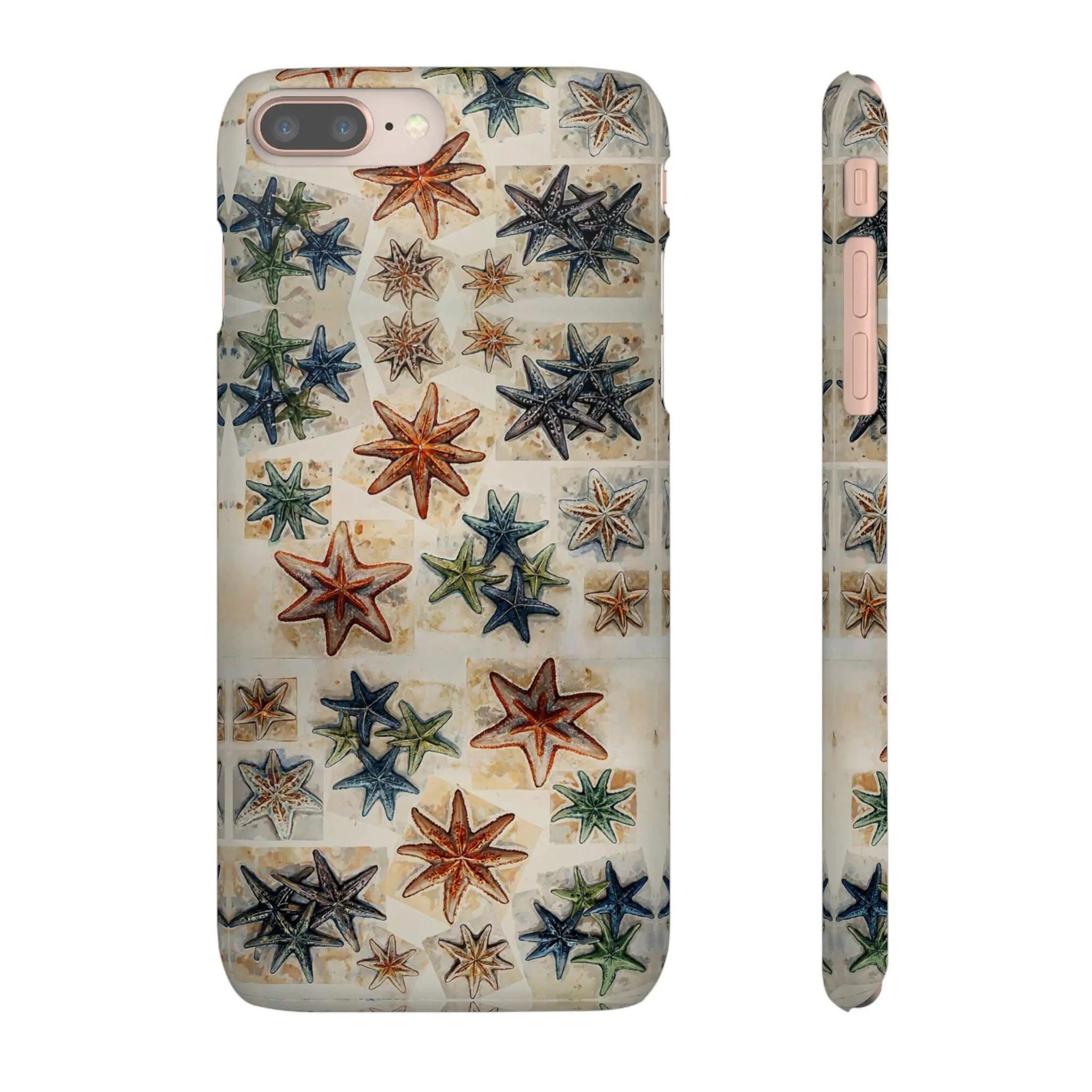 Starfish on the Move iPhone Snap Case - Walt Smith Fiji Ocean Art - Supports ADE Reef Restoration
