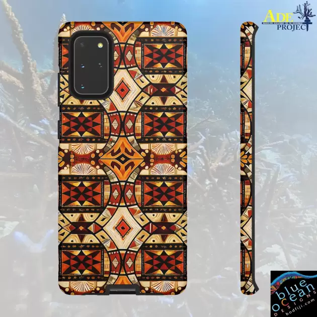 Tapa Too Tight Android Tough Case - Walt Smith Fiji Ocean Art - Supports ADE Reef Restoration