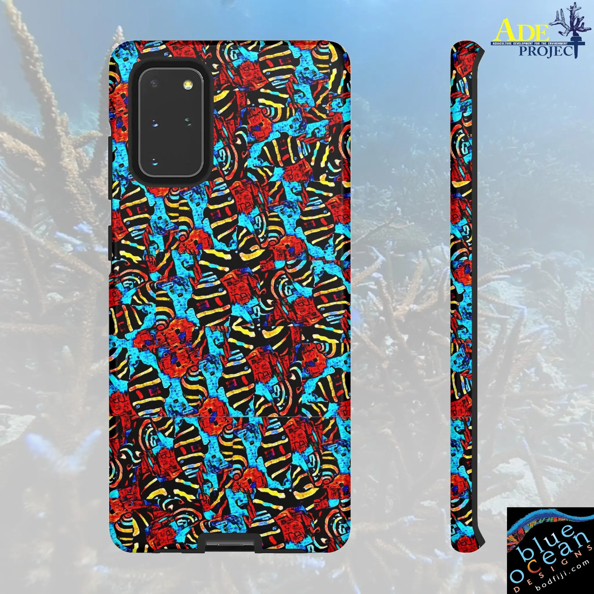 Small Snails Android Tough Case - Walt Smith Fiji Ocean Art - Supports ADE Reef Restoration