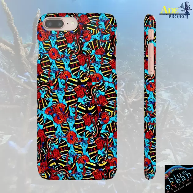 Small Snails iPhone Snap Case - Walt Smith Fiji Ocean Art - Supports ADE Reef Restoration