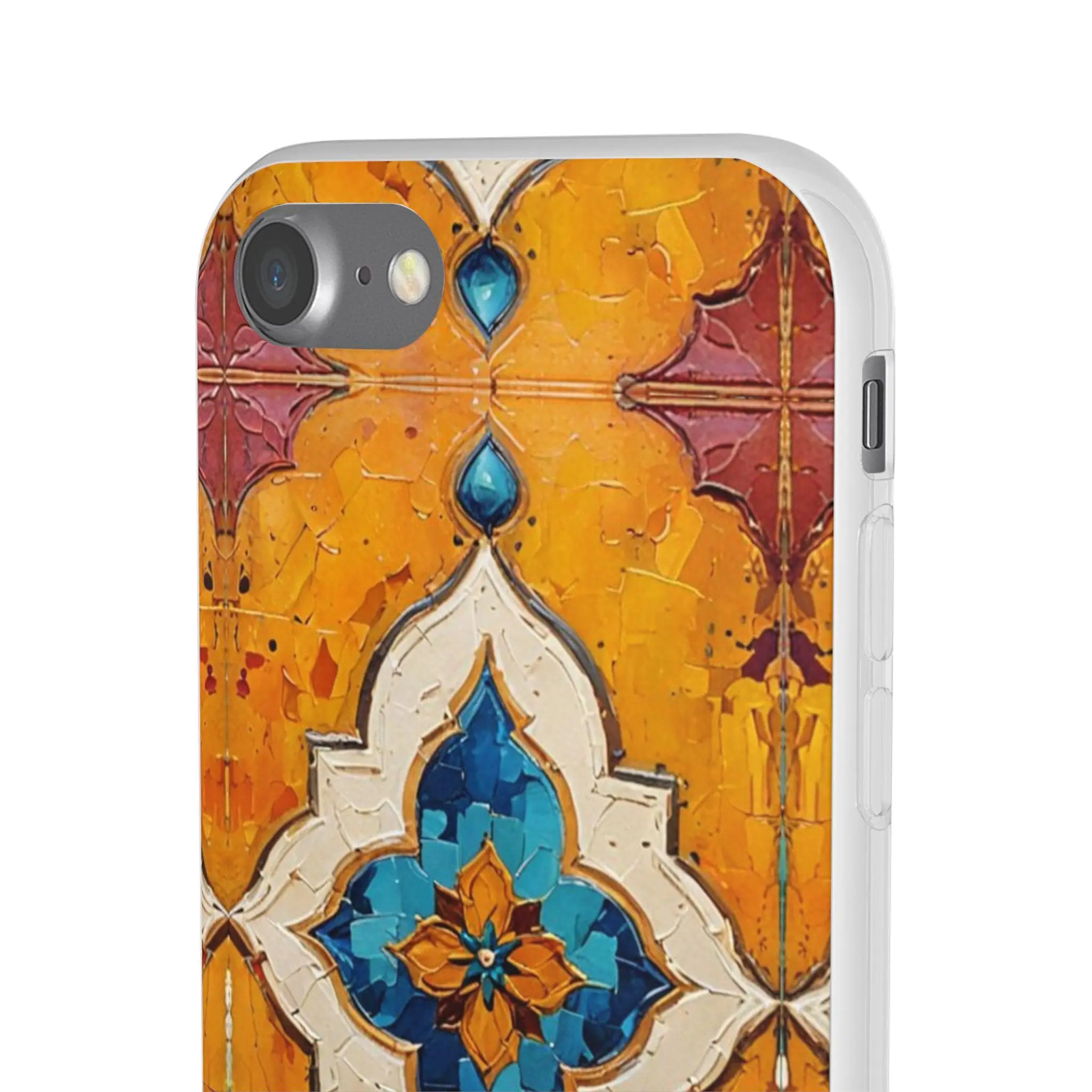 Morocco Tiles iPhone Flexi Case - Walt Smith Fiji Ocean Art - Supports ADE Reef Restoration