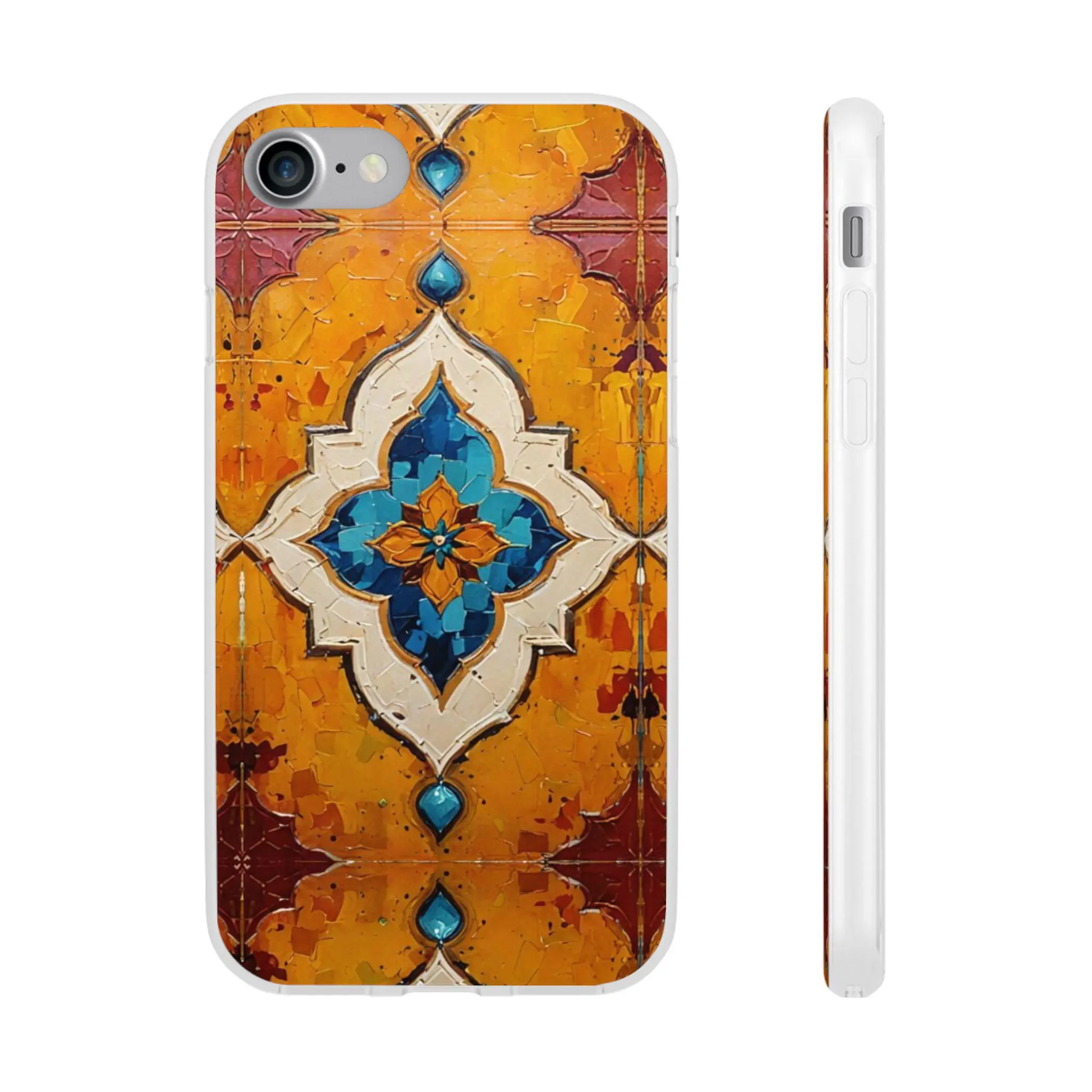 Morocco Tiles iPhone Flexi Case - Walt Smith Fiji Ocean Art - Supports ADE Reef Restoration