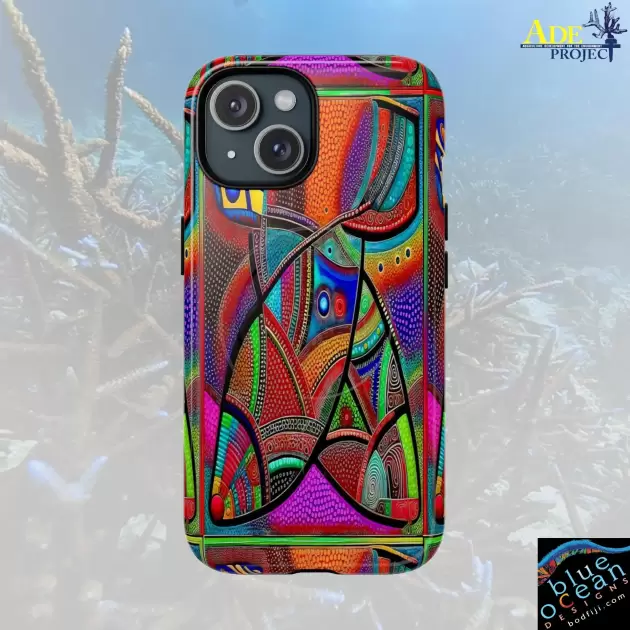 Artistic Fish iPhone Magnetic Case - Walt Smith Fiji Ocean Art - Supports ADE Reef Restoration