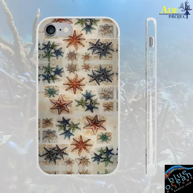 Starfish on the Move iPhone Flexi Case - Walt Smith Fiji Ocean Art - Supports ADE Reef Restoration