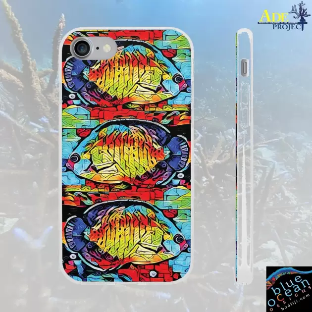 Coral Beauty iPhone Flexi Case - Walt Smith Fiji Ocean Art - Supports ADE Reef Restoration