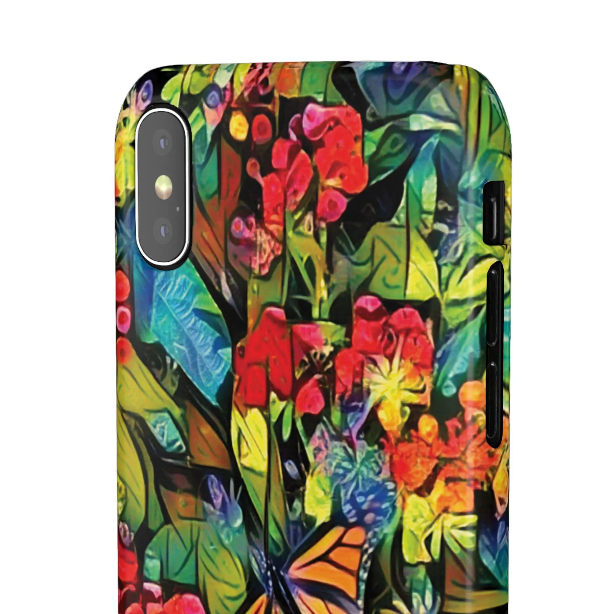 Monarch Garden iPhone Snap Case - Walt Smith Fiji Ocean Art - Supports ADE Reef Restoration