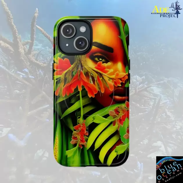 Secret Garden iPhone Magnetic Case - Walt Smith Fiji Ocean Art - Supports ADE Reef Restoration