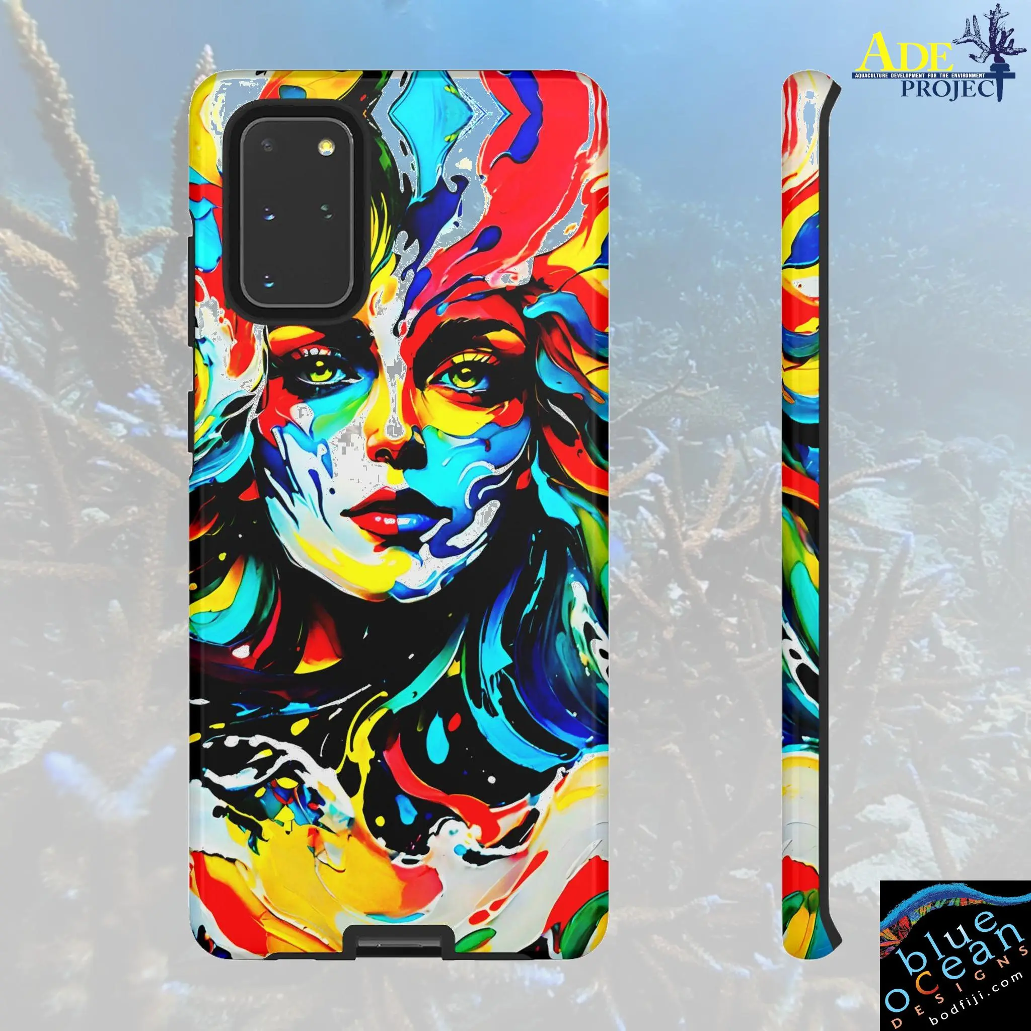 Wild Night Android Tough Case - Walt Smith Fiji Ocean Art - Supports ADE Reef Restoration