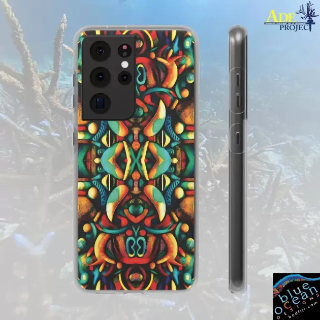 Warm Dayze Android Flexi Case - Walt Smith Fiji Ocean Art - Supports ADE Reef Restoration