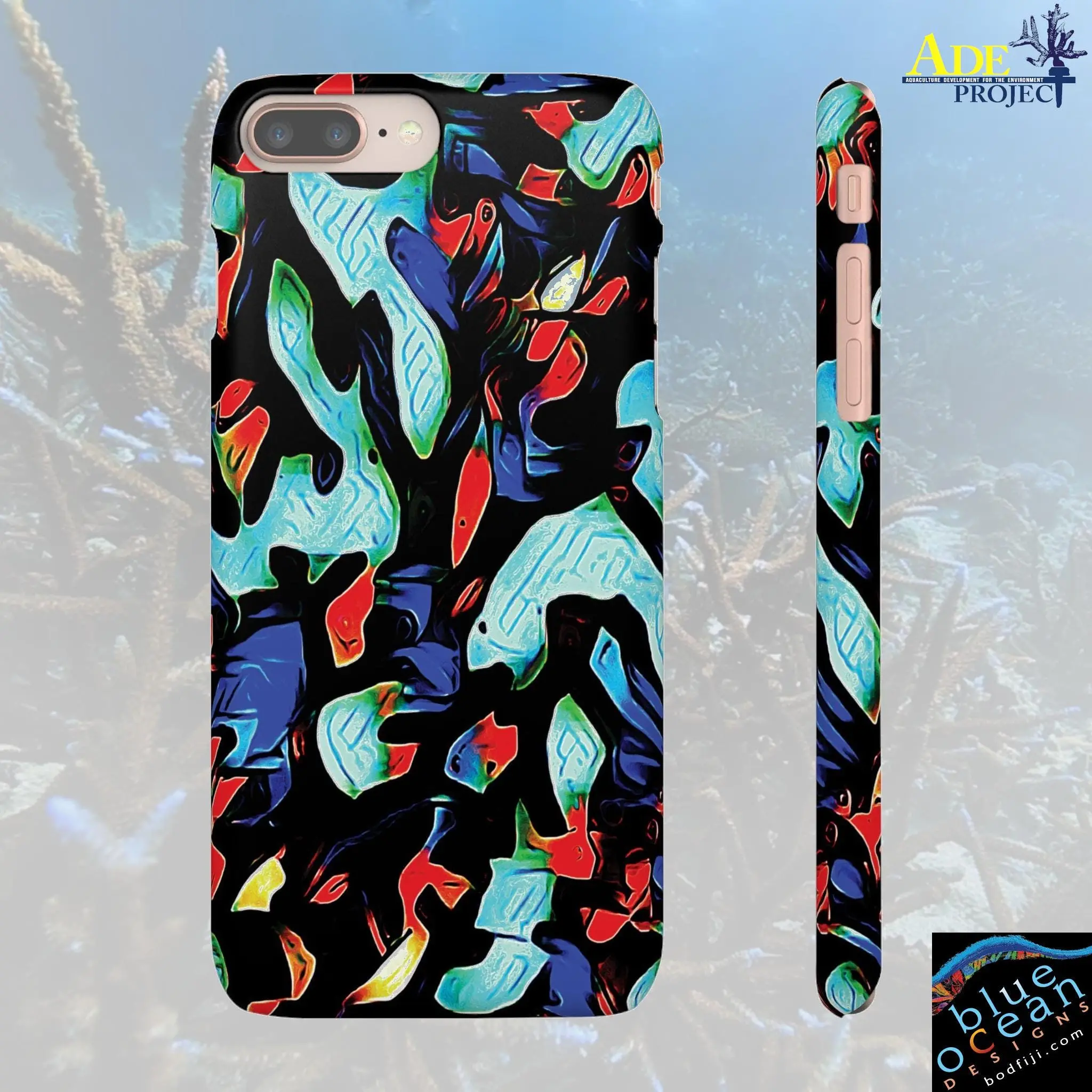 Wild Branch iPhone Snap Case - Walt Smith Fiji Ocean Art - Supports ADE Reef Restoration