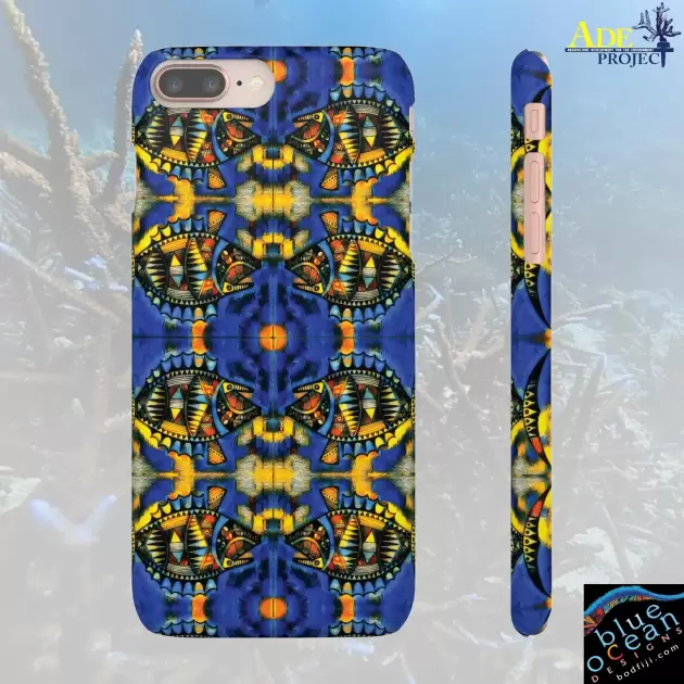 Unicorn Tang iPhone Snap Case - Walt Smith Fiji Ocean Art - Supports ADE Reef Restoration