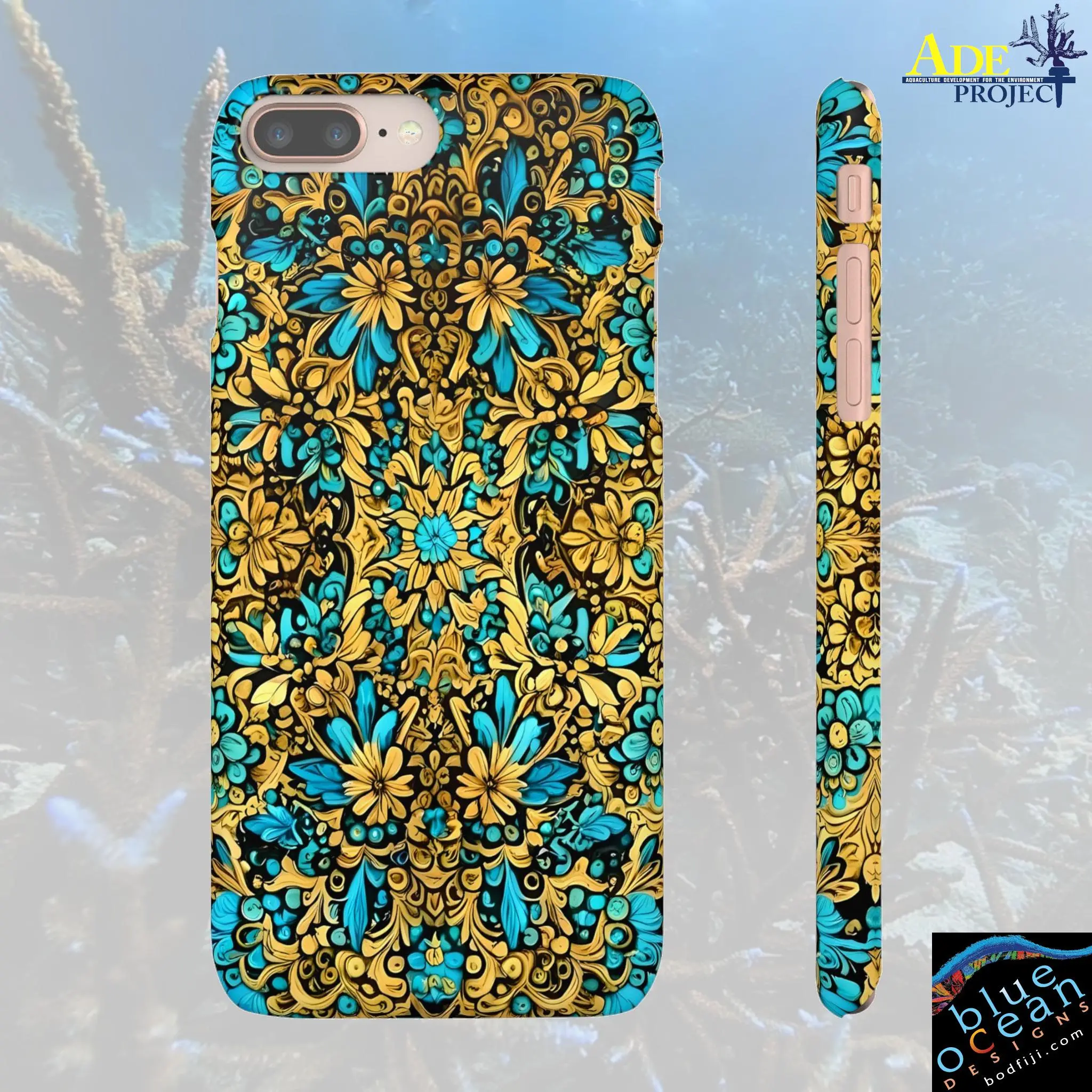 Summer Day iPhone Snap Case - Walt Smith Fiji Ocean Art - Supports ADE Reef Restoration