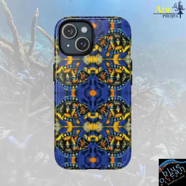 Unicorn Tang iPhone Magnetic Case - Walt Smith Fiji Ocean Art - Supports ADE Reef Restoration