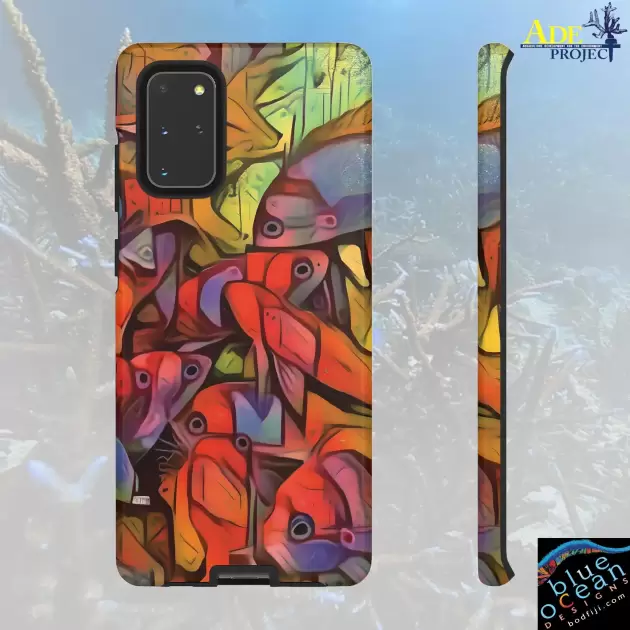 Speckle Backs Android Tough Case - Walt Smith Fiji Ocean Art - Supports ADE Reef Restoration