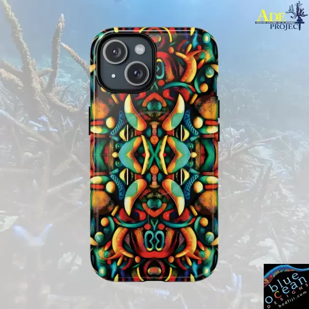 Warm Dayze iPhone Magnetic Case - Walt Smith Fiji Ocean Art - Supports ADE Reef Restoration