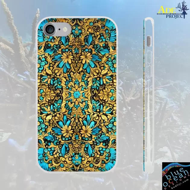 Summer Day iPhone Flexi Case - Walt Smith Fiji Ocean Art - Supports ADE Reef Restoration
