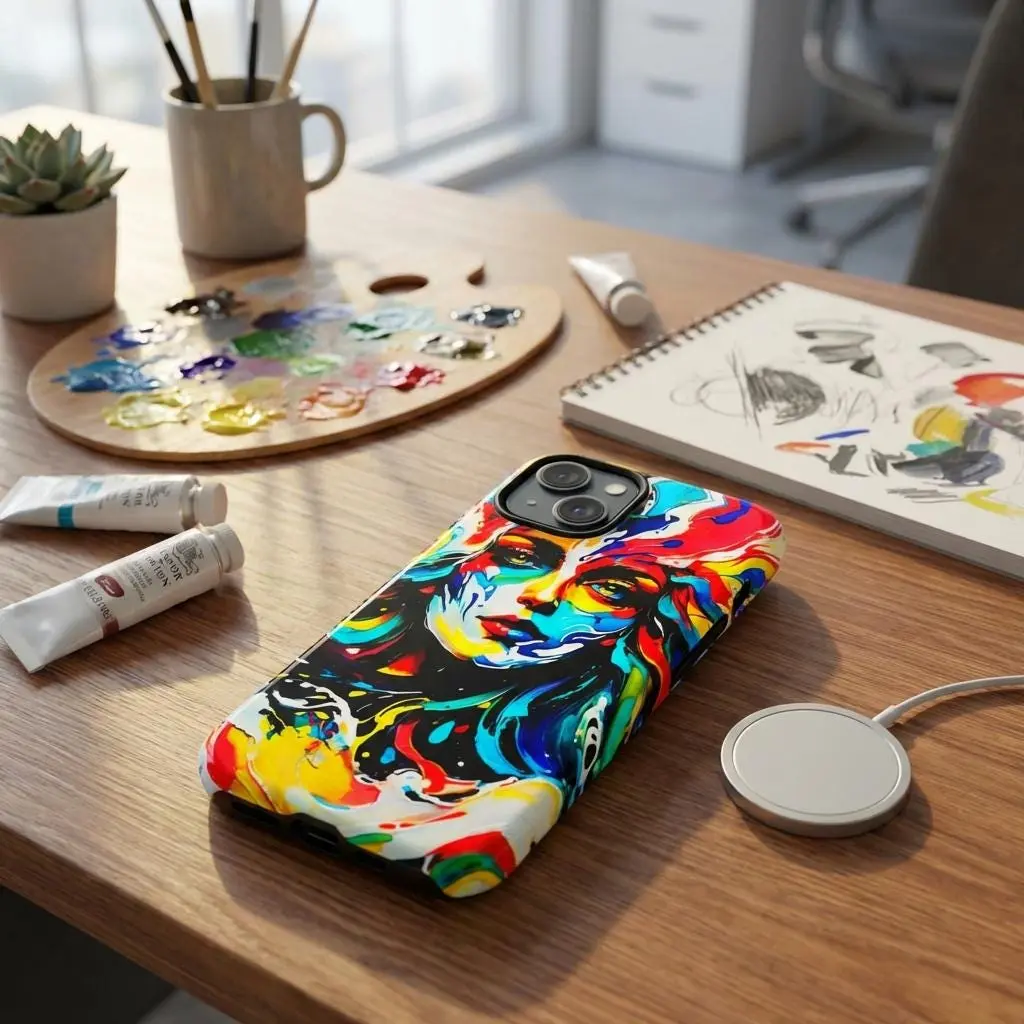 Wild Night iPhone Magnetic Case - Walt Smith Fiji Ocean Art - Supports ADE Reef Restoration
