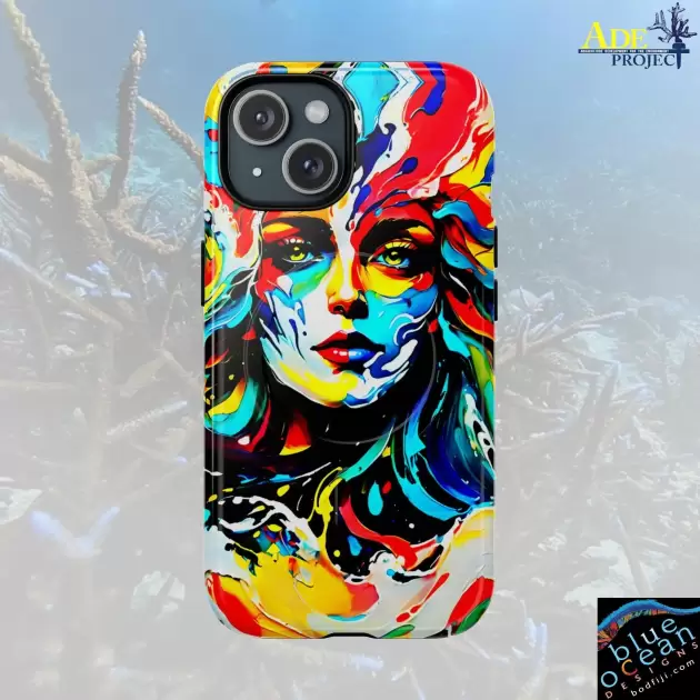 Wild Night iPhone Magnetic Case - Walt Smith Fiji Ocean Art - Supports ADE Reef Restoration