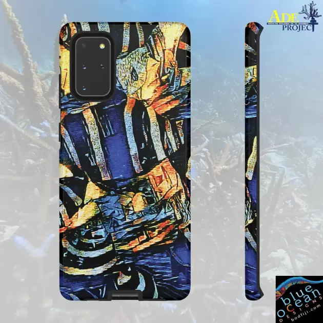 Snails in Blue Android Tough Case - Walt Smith Fiji Ocean Art - Supports ADE Reef Restoration