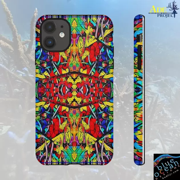 Surfs Up iPhone Tough Case - Walt Smith Fiji Ocean Art - Supports ADE Reef Restoration