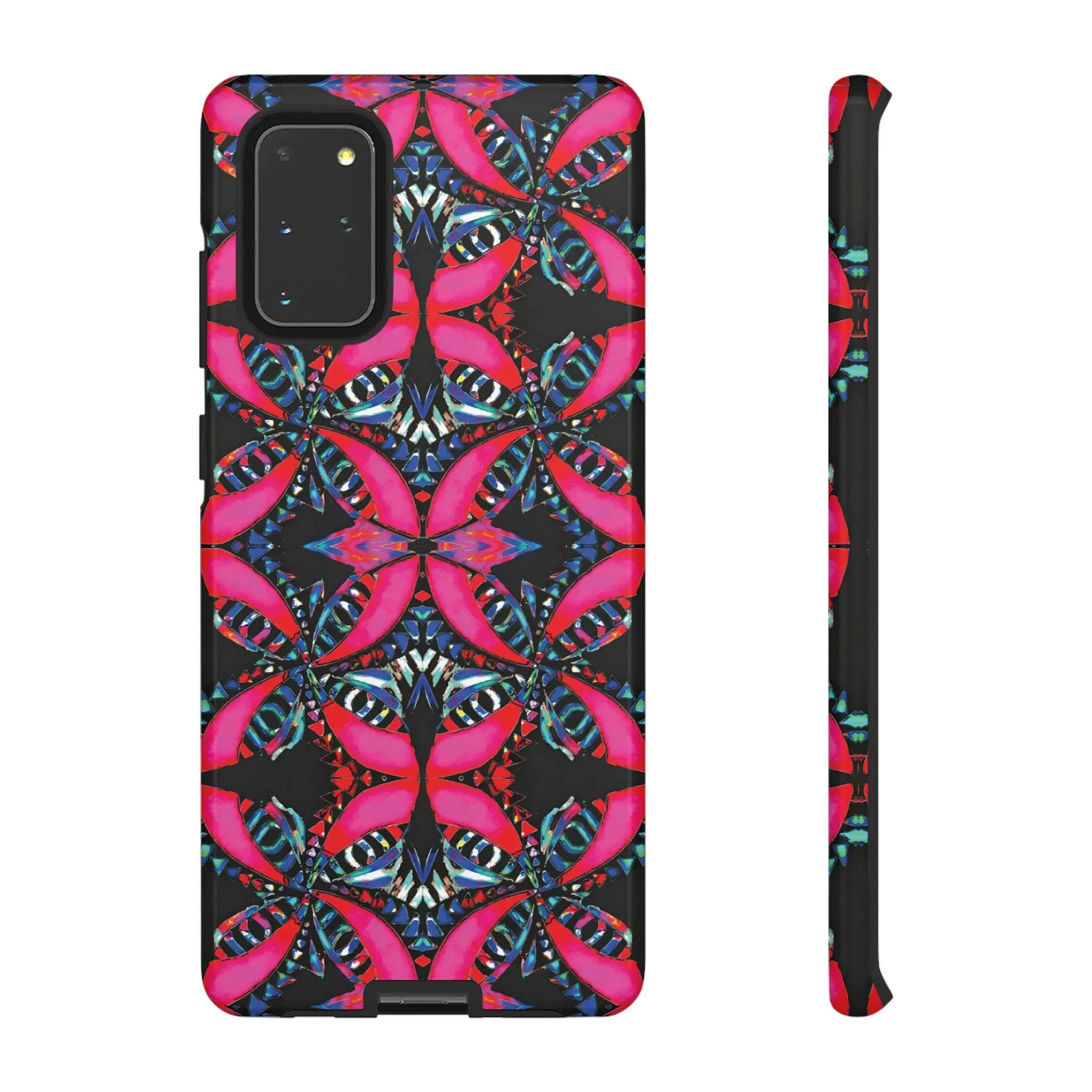 Pink on Black Android Tough Case - Walt Smith Fiji Ocean Art - Supports ADE Reef Restoration