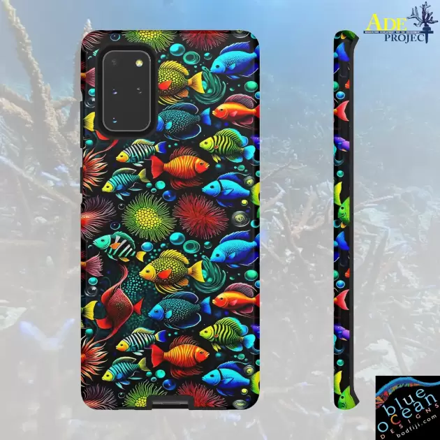 Something Fishy Android Tough Case - Walt Smith Fiji Ocean Art - Supports ADE Reef Restoration