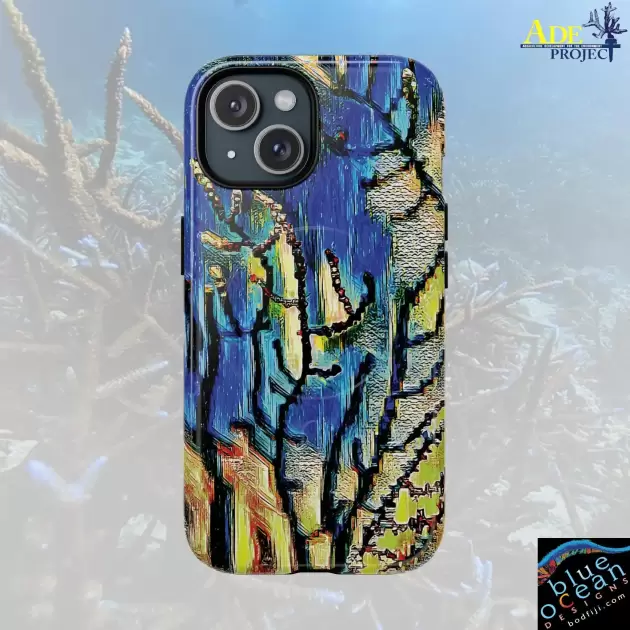 Deep Fan iPhone Magnetic Case - Walt Smith Fiji Ocean Art - Supports ADE Reef Restoration