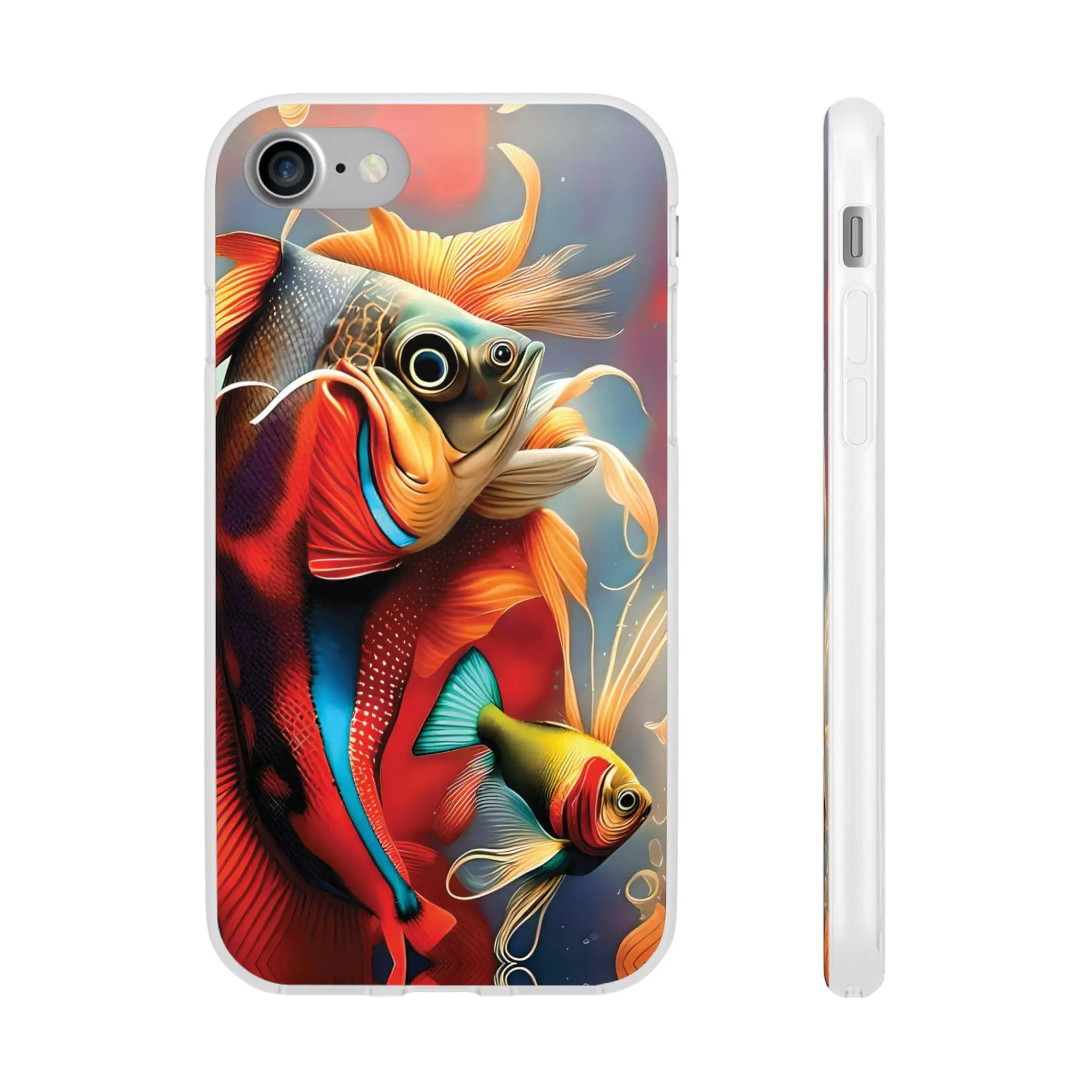 Mr Fish iPhone Flexi Case - Walt Smith Fiji Ocean Art - Supports ADE Reef Restoration