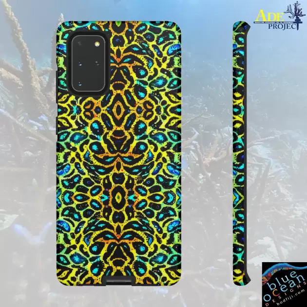 Golden Cat Android Tough Case - Walt Smith Fiji Ocean Art - Supports ADE Reef Restoration