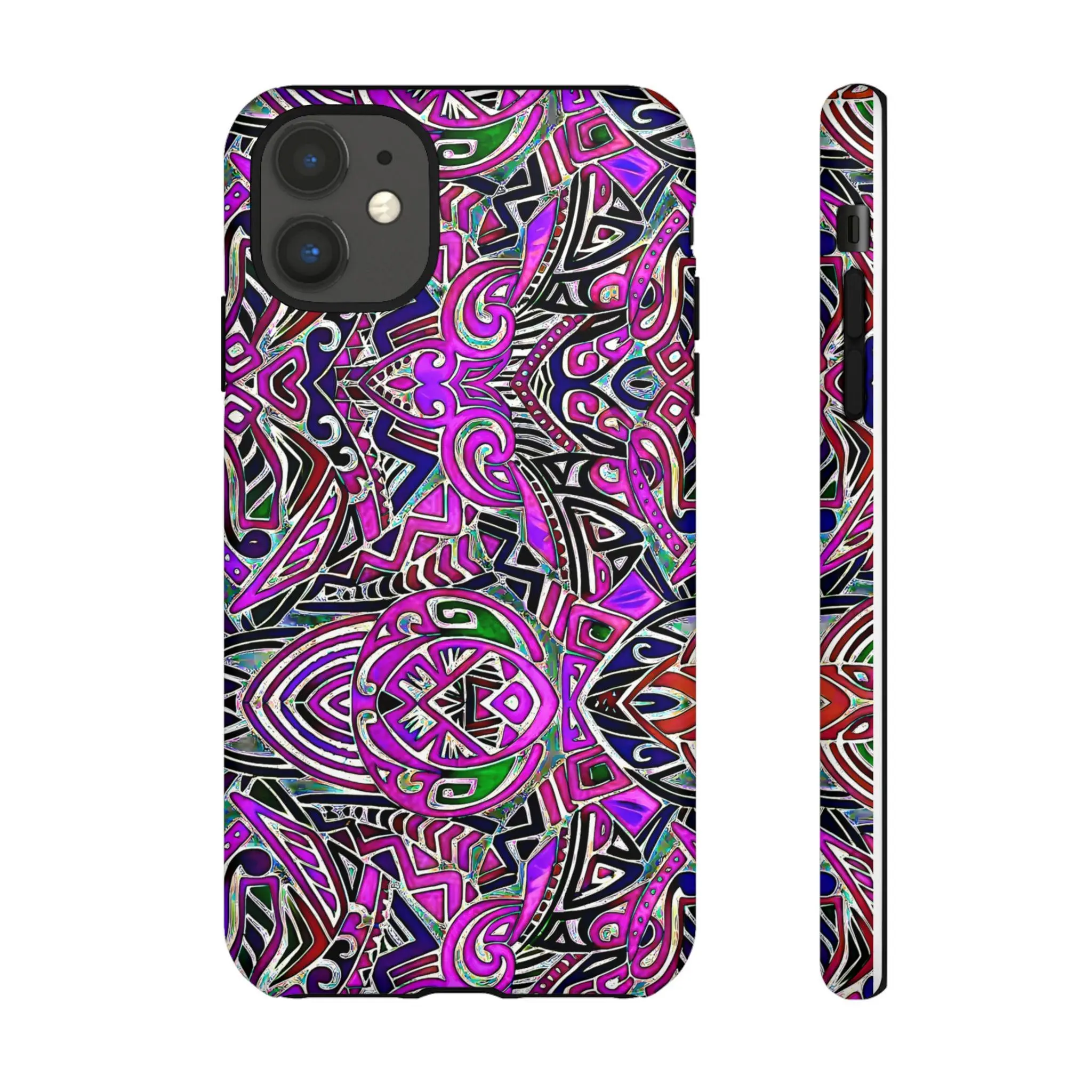 Purple Indo iPhone Tough Case - Walt Smith Fiji Ocean Art - Supports ADE Reef Restoration